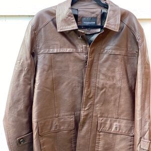 Size M leather jacket